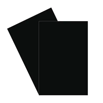 10PCS Black Akril List, Prazno Cast pleksi steklo, 8 x 12