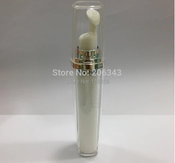 15ML pearl white losjon steklenico ali eyecream steklenico z brezzračnim črpalke se lahko uporabljajo za Kozmetične Embalaže