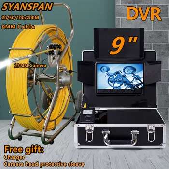 9 mm Kabel za pregledovanje Cevi Kamera 20-200 M, SYANSPAN 9