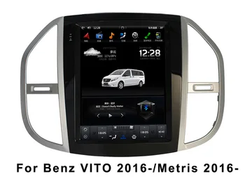 Android 9.0 Tesla Slog Avto, GPS Navigacija Za Mercedes VITO/Metris 2016 - Auto Radio Stereo Multimedijski Predvajalnik