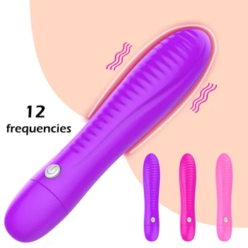 Dildo Bullet Vibrator 12 Hitrosti G Spot Vibratorji Za Ženske Vagine Butt Plug Sex Igrače Za Žensko Odraslih Intimnih Blaga Sex Shop