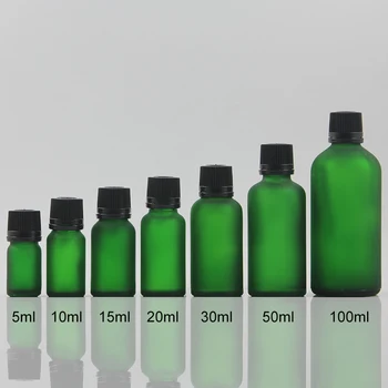 kozmetični zabojnik za steklo 50ml eterično olje, stekleničke s kapalko za 1,7 oz motnega stekla steklenico