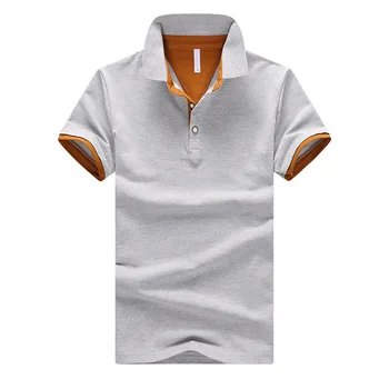 Nove Modne Moške Polos Visoke Kakovosti Priložnostne Cotton Polo Majice Kratek Rokav Trdni Moški Oblačila Moška Polo Majica Plus Velikost 4XL