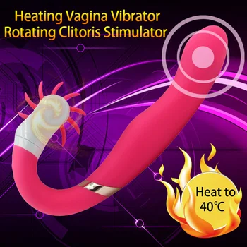 Ogrevanje Obračanje Massager Klitoris Stimulator G Spot Vagine, Dildo, Vibrator Sex Igrače za Žensko Masturbator Odraslih Erotično Sex Shop