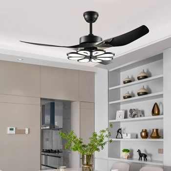 Post sodobno dekoracijo doma električni daljinsko upravljanje, stropni ventilator, 52-Palčni DC stropna svetilka z soba daljinski upravljalnik funkcija