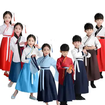 Tradicionalna Kitajska Oblačila Za Dojenčka Dekleta, Otroci, Stari Kostumi Hanfu Plašč Stopnji Uspešnosti Fantje Tang Bo Ustrezala Plesno Obleko Obleko