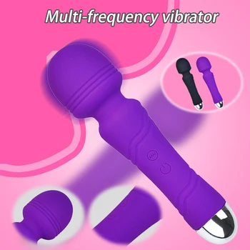 USB, Baterije 10 Hitrosti AV Palico Vibrator Vagine, Klitoris stimulator Seksi Vibrator za G-spot Vibrator, Dildo Adult sex igrača za Ženske