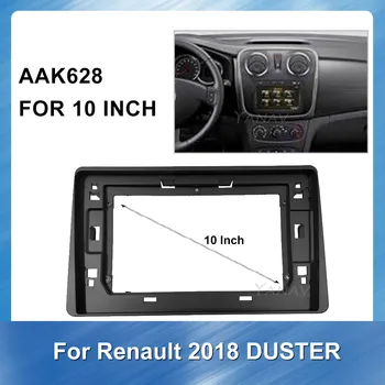 10 INCH 2 Din Avto stereo sprejemnik DVD fascijo okvir za-Renault delovna halja 2018 Avto Radio Nosilec montažni Komplet Trim Plošča Okvir