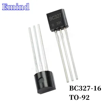 100 kozarcev BC327-16 DIP Tranzistor to-92 Tip PNP Bipolarna Ojačevalnik Tranzistor 45V/500mA