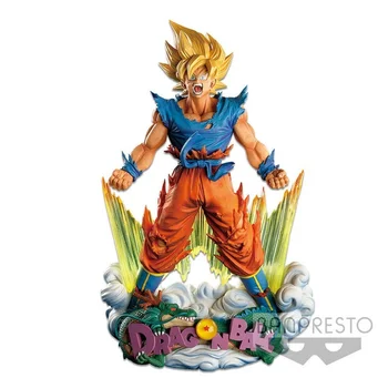 100% Prvotne Banpresto SMSD Dragon Ball Saiyan Sin Gokuu Vojne Škode, Eksplozije Plina Anime Slika Model Collecile Akcija Igrač
