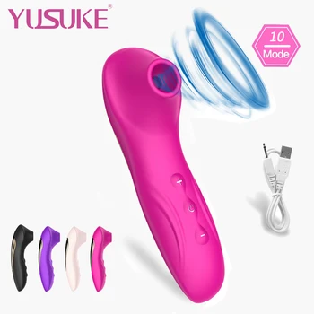 10Modes sexy igrače Klitoris vibratorji Sesanje Sesalniki G Spot Stimulator Ženski Masturbators Erotično Sex Igrače Za Ženske Adult18 Sex Shop