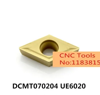 10PCS DCMT070204 UE6020,prvotno vstavite karbida za struženje orodje imetnik dolgočasno bar