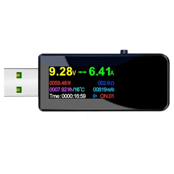 15 V 1 USB3.1 Tester DC Power Meter Digitalni Voltmeter Voltimetro Volt Meter Moči Banke Wattmeter Napetost