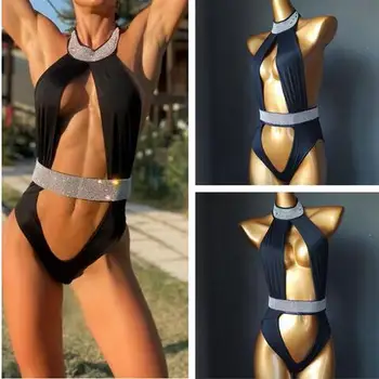 2023 Najnovejši Kristalno Kopalke, Diamond Kopalke Nosorogovo Bikini Modni Diamant Biquini Kristalno Bikini