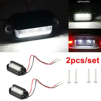 2pcs Univerzalno 12V-24V LED Tablice Lahka Nepremočljiva Rep Lučka Signalna luč za Avto/Tovornjak/Tovornjak/Prikolica