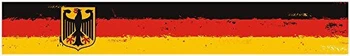 2X Vinil prevleko Nemčiji, nemško zastavo trakovi, nalepke, nalepke kapuco odbijača avto, kolo,60 CM