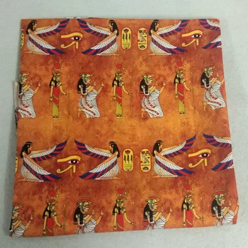 50x105cm Starem Egiptu Človekovih Tiskane Bombažne Tkanine 010 Tkanine Mozaik za Krpo Stranka Obleko Doma Dekor