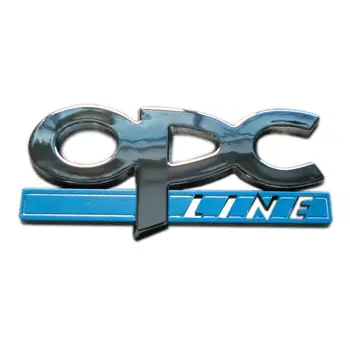 ABS Plastike Chrome Galvanizacijo OPC Line OPCLINE Nalepke Značko Emblem