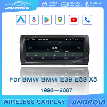 Android 11 2 Din avtoradia Za BMW E39 E53 X5 1996 - 2006 2007 Stereo zvokom v Video Predvajalnik Autoradio GPS Navigacija Vodja Enote