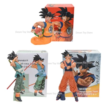 Anime Dragon Ball Z Sina & Sin Zečić Objemu PVC Dejanje Slika Goku poslovili od zadnje Poglavje Fit Model Igrače Darilo