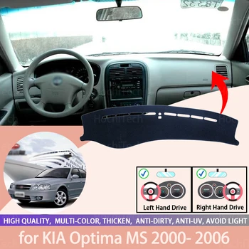 Avto nadzorna plošča Pokrov Dash Mat za KIA Optima MS 2000 - 2006 Auto Non-slip Sonce Odtenek Pad Preprogo