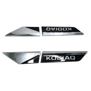 Avto Telo Dekor Nalepke Chrome Barva Črna Prevleka Kodiaq Prvotne Strani Fender Emblem