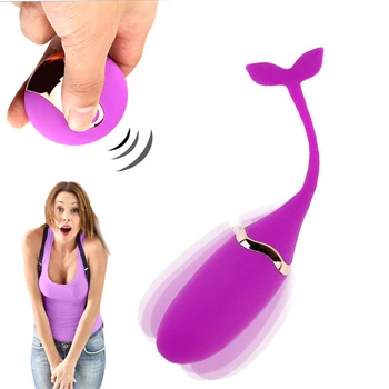 Dildo Električni Brezžični Hlačke Skoki Jajce Klitorisa in G-spot Massager Masturbacija Vibrator za Žensko Adult Sex Igrača za Ženske