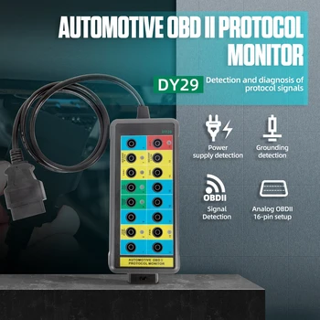 DY29 Auto Avto Break Out Box OBDII OBD Zlom Okno Avtomobila Protokol Detektor Avto OBD2 Vmesnik Avto Monitor