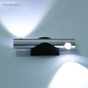 Feimefeiyou 2020 v NOVI, Moderni 2*3W 6W AC90~265V led stenska luč posteljo lučka hotel wc, kopalnica, spalnica stenske svetilke za Razsvetljavo