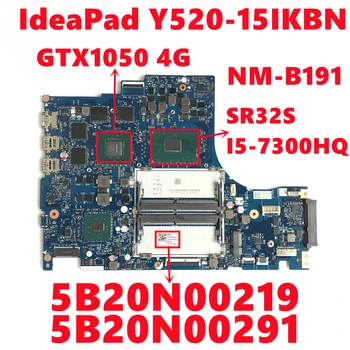 FRU:5B20N00219 5B20N00291 Za Lenovo IdeaPad Y520-15IKBN Prenosni računalnik z Matično ploščo DY512 NM-B191 Z I5-7300HQ N17P-G0-A1 4G 100% Test