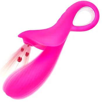 G-spot Vibrator Dvojno Motor za Polnjenje Silikonski Stimulator Klitorisa 10 Vibracije Načini Nepremočljiva Sex Igrače Za Ženske, Pari