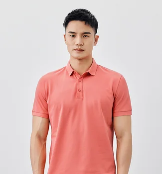 J8582 -Moške priložnostne kratkimi rokavi, polo majica za moške poletne nova barva pol sleeved River T-shirt