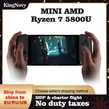 KingNovy Mini OnexPlayer 7 Palčni Video, Stikalo za Igralno Konzolo Ryzen 7 5800U 16G 512G/1T/2T Gamepad Prenosni RAČUNALNIK Windows 11