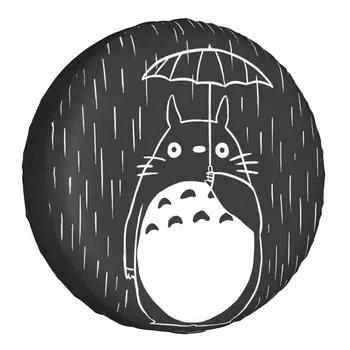 Moj Sosed Totoro Studio Ghibli Anime Rezervna Pnevmatika Kritje za Manga SUV Avto, Kolo, Oprema za Varovanje sluha 14
