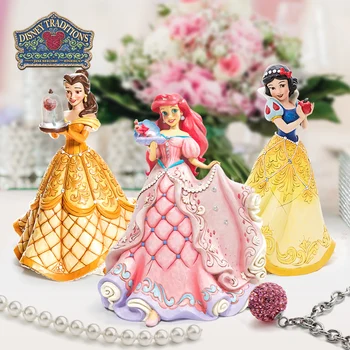 Nove Disney Resnično Krasen Ariel Bell Sneguljčica OrnamentCollection Okraski, Dodatki, Igrača Darila