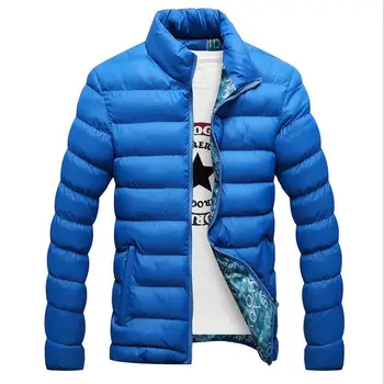 Novo Bombaž-oblazinjeni jakno za moške zimske plus velikost bombažno jakno navzdol bombaž zadebelitev moška oblačila