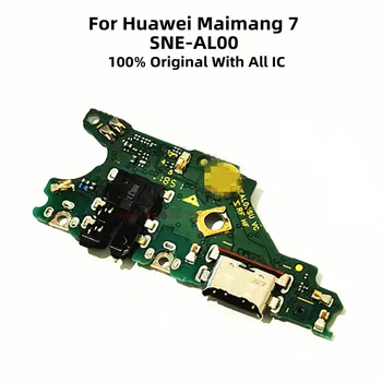Originalno Polnjenje prek kabla USB Vrata Dock MIC Flex Kabel Za Huawei Maimang7 ZU-AL00 Polnjenje Polnilnik, Slušalke Z Mikrofonom