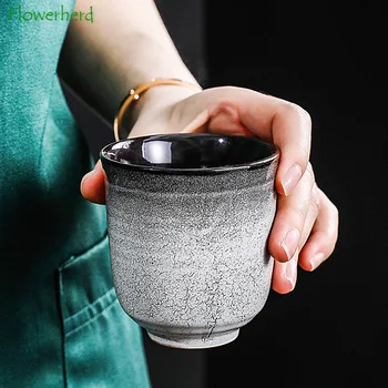 Peč Spremembe Pisane Keramične Tea Cup Teaware Ustvarjalne Kave Skodelice Retro Gradient Barve visoke zmogljivosti Bližnjem Vzhodu Vode Pokal