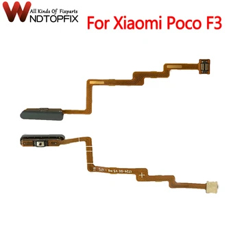 Preizkušeno Za Xiaomi Poco F3 Prstnih Senzor Gumb Dotik ID M2012K11AG Optičnega Tipko Flex Kabel Trak Za Poco F3 Gumb za Domačo stran