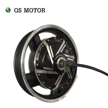 QS Motornih 17*3,5-palčni 6000W 273 V2 Vroče Prodaje BLDC In-wheel Motor Dual Gred Pesto Motor za Električni Skuter/ E-motorno kolo