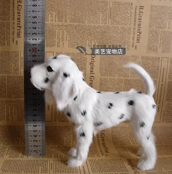 Simulacija pes polietilen&krzno, krzneni izdelki pes model smešno darilo o 20cmx8cmx19cm