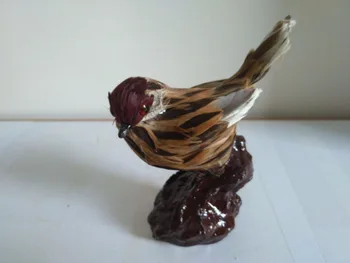 srčkan simulacije vrabec model pene&perje vrabec lutka o 12x9cm