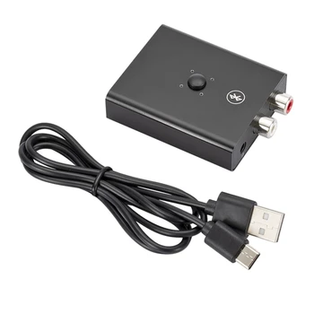 USB 5.0 Bluetooth Glasbeni Sprejemnik Podpira APTX-HD Eno Za Dve AUX Audio Izhod