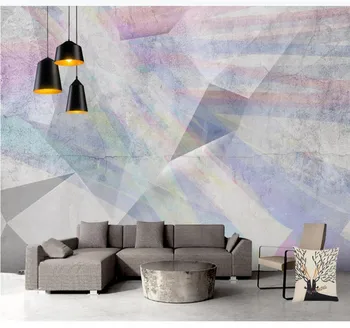 XUE SU Veliki meri domov dekoracijo ozadje zidana moda linije geometrijsko abstraktne teksturo TV ozadju stene steno pokrivna
