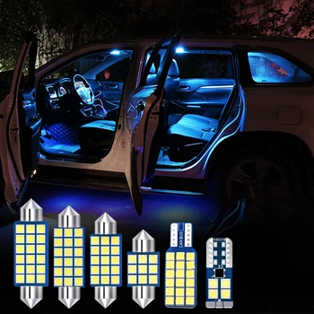 Za Nissan Qashqai J10 J11 2007-2018 2019 12v 11pcs Avtomobilske LED Sijalke Notranje zadeve Branje Žarnice registrske Tablice Trunk Svetlobe Dodatki