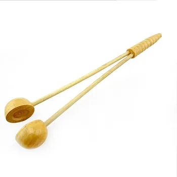 Zavihek massager bambusa obrt polkrožno obroč kladivo kladivo knock masaža hrbta masaža stick